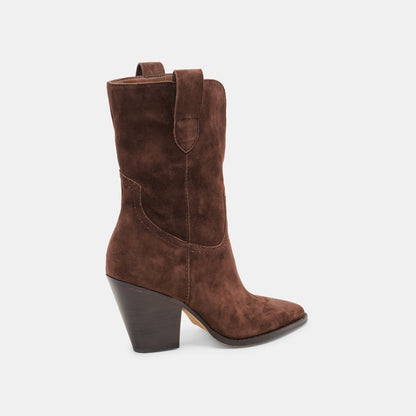 JESSEY BOOTS DK BROWN SUEDE
 – Dolce Vita | Dolce Vita Classic