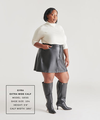 Gyra Extra Wide Calf Black Boots | Leather Wide Calf Boots
 – Dolce Vita | Dolce Vita Best Seller