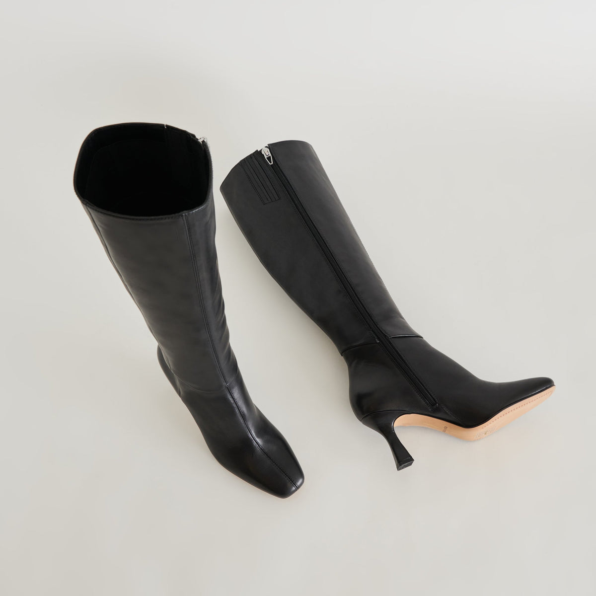 Gyra Extra Wide Calf Black Boots | Leather Wide Calf Boots
 – Dolce Vita | Dolce Vita Best Seller
