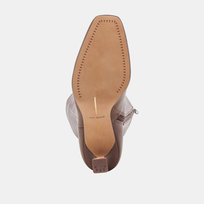 GYRA WIDE CALF BOOTS CHOCOLATE LEATHER
 – Dolce Vita | Dolce Vita Hot Sale