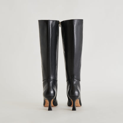 Gyra Black Leather Boots | Dolce Vita New