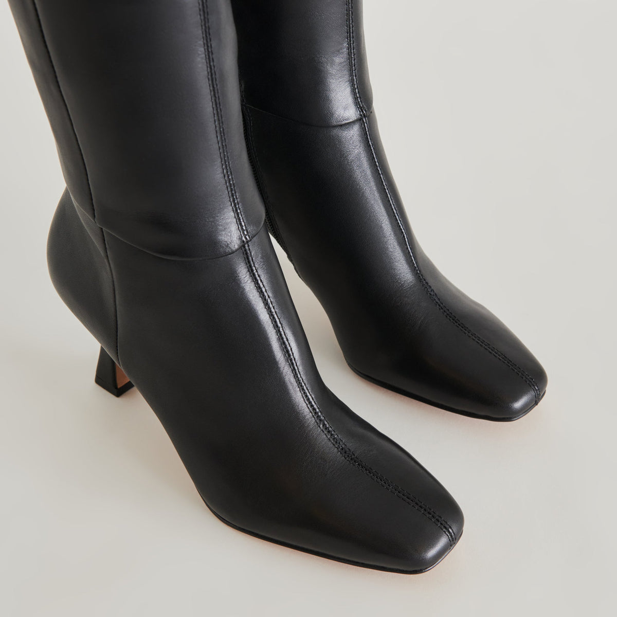 Gyra Black Leather Boots | Dolce Vita New