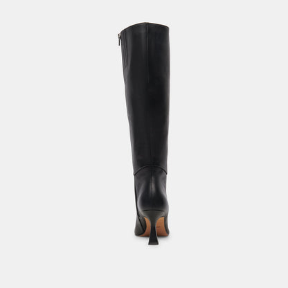 Gyra Black Leather Boots | Dolce Vita New