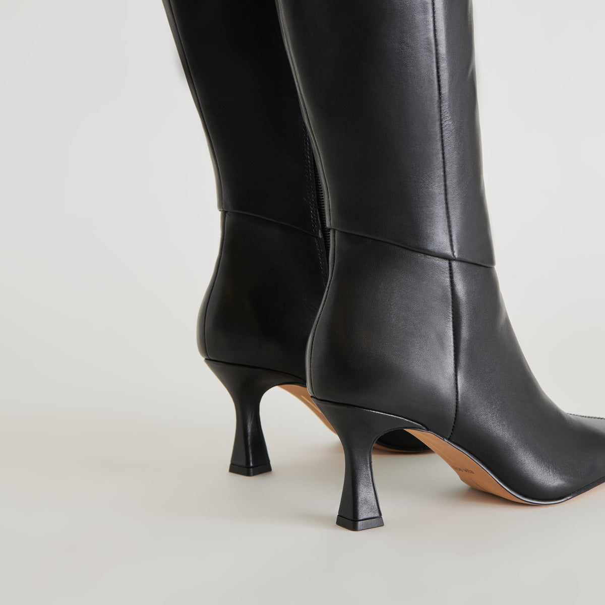 Gyra Black Leather Boots | Dolce Vita New