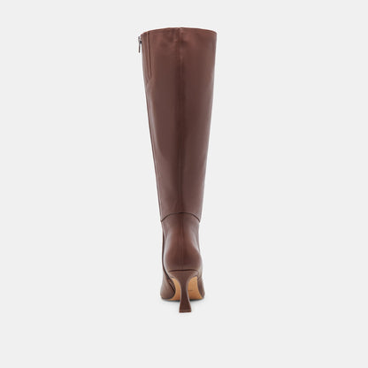 GYRA WIDE CALF BOOTS CHOCOLATE LEATHER
 – Dolce Vita | Dolce Vita Premium