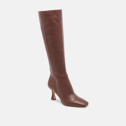 GYRA WIDE CALF BOOTS CHOCOLATE LEATHER
 – Dolce Vita | Dolce Vita Premium