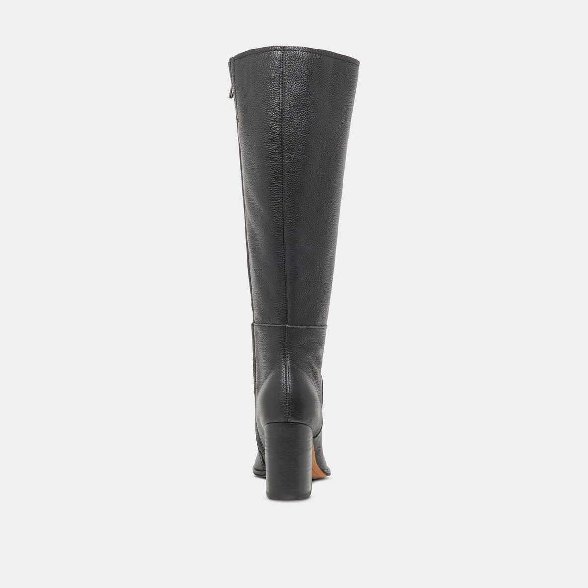 FYNN Wide Calf Boots Onyx Leather | Women's Onyx Knee-High Boots
 – Dolce Vita | Dolce Vita Top Pick