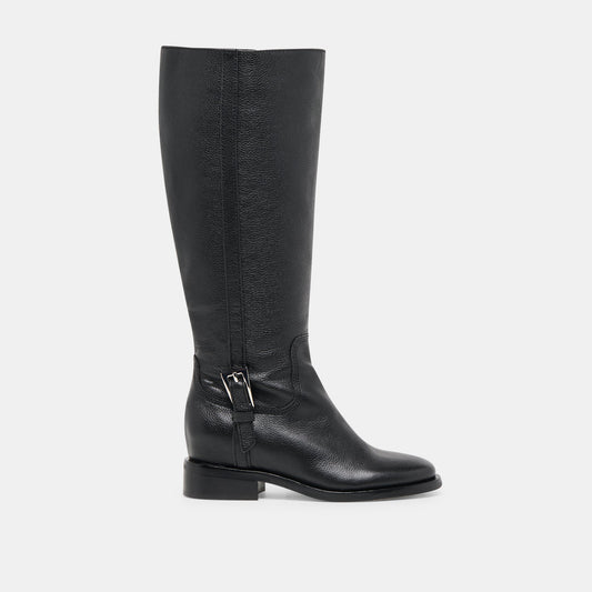 Kilian H2O Waterproof Black Leather Wide Calf Boots | Dolce Vita Deals