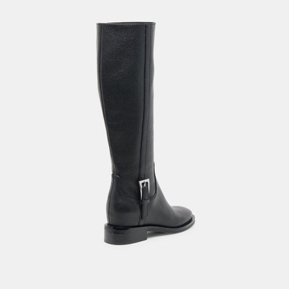 Kilian H2O Waterproof Black Leather Wide Calf Boots | Dolce Vita Deals