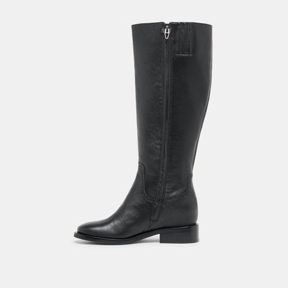 Kilian H2O Waterproof Black Leather Wide Calf Boots | Dolce Vita Deals