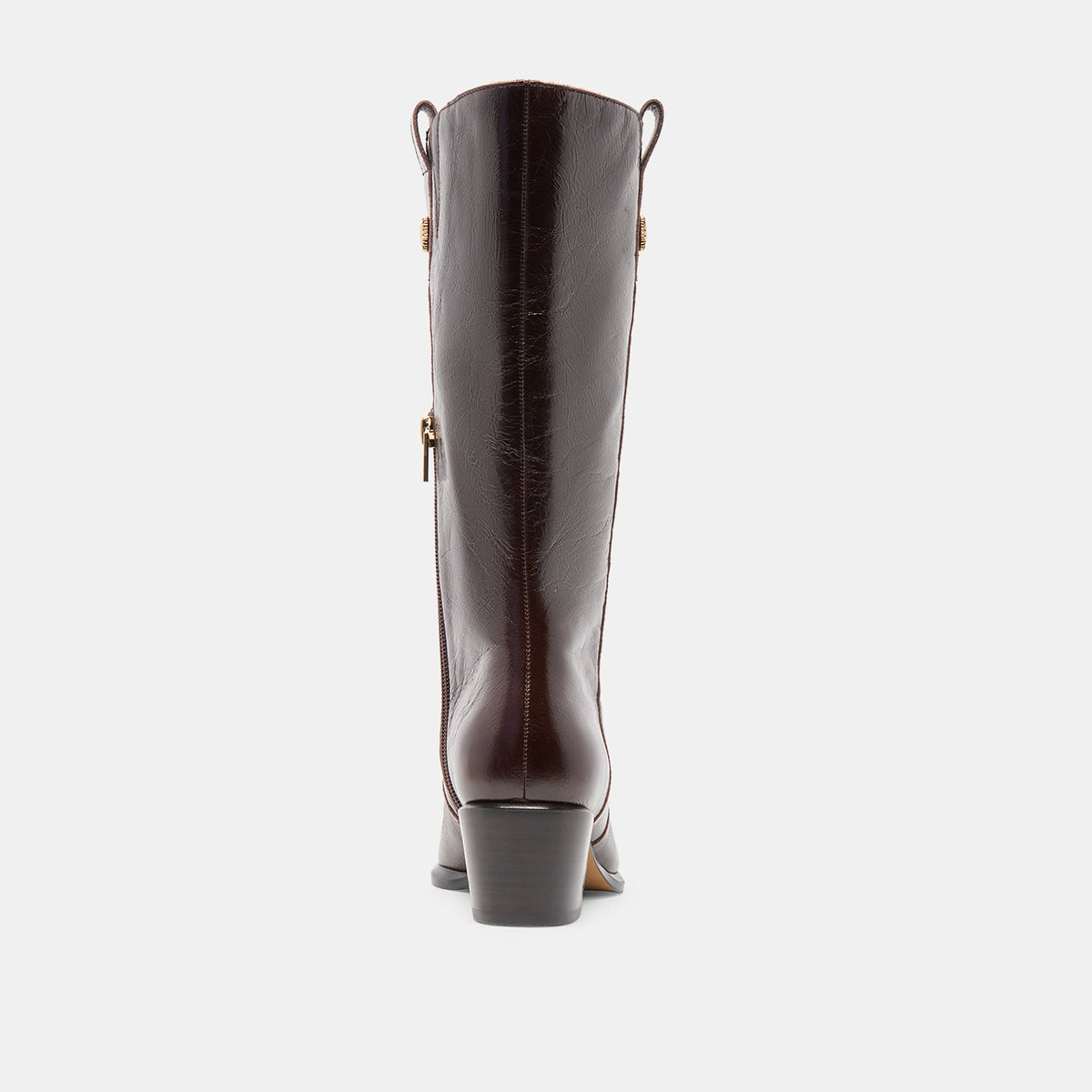 Vern Chocolate Leather Wide Calf Boots | Dolce Vita Special Offer