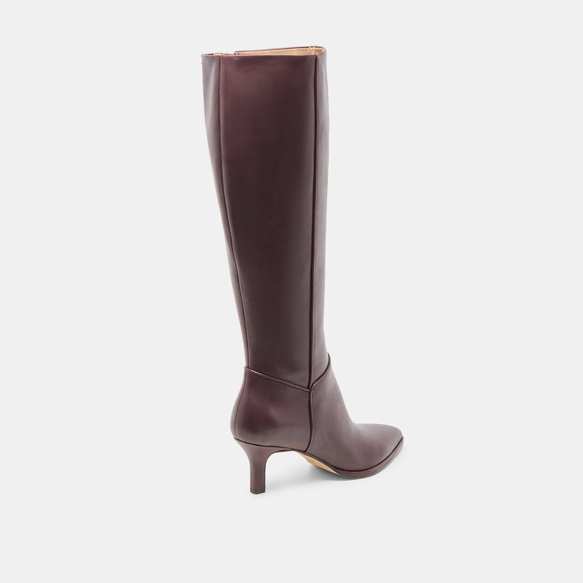 Aldy Mulberry Leather Wide Calf Boots | Dolce Vita Recommended