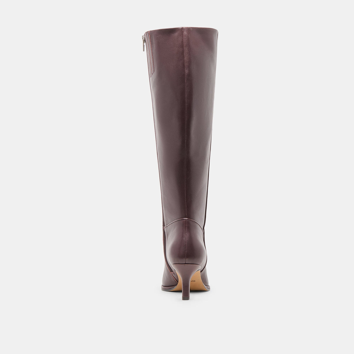 Aldy Mulberry Leather Wide Calf Boots | Dolce Vita Recommended