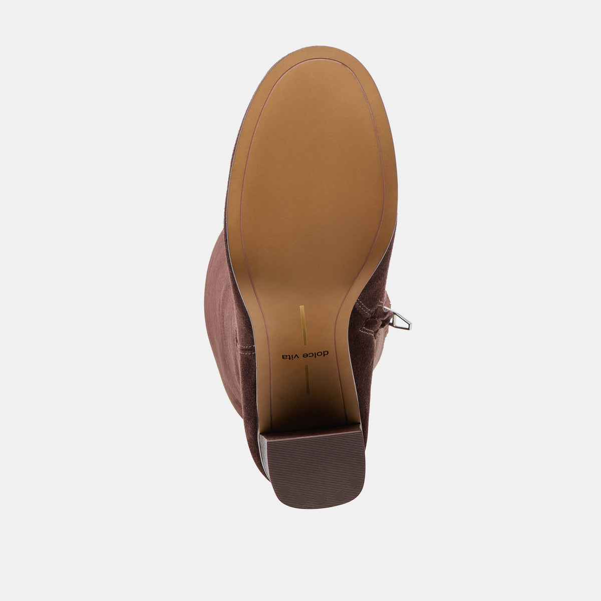 Hudsin Wide Calf Mahogany Suede Boots | Dolce Vita Popular