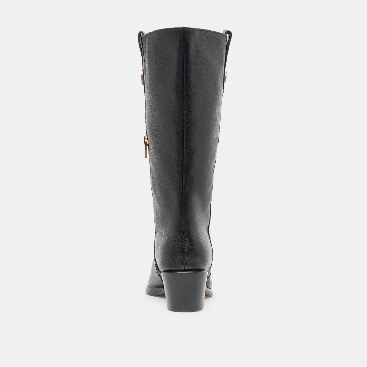 Vern Black Leather Wide Calf Boots | Dolce Vita Signature