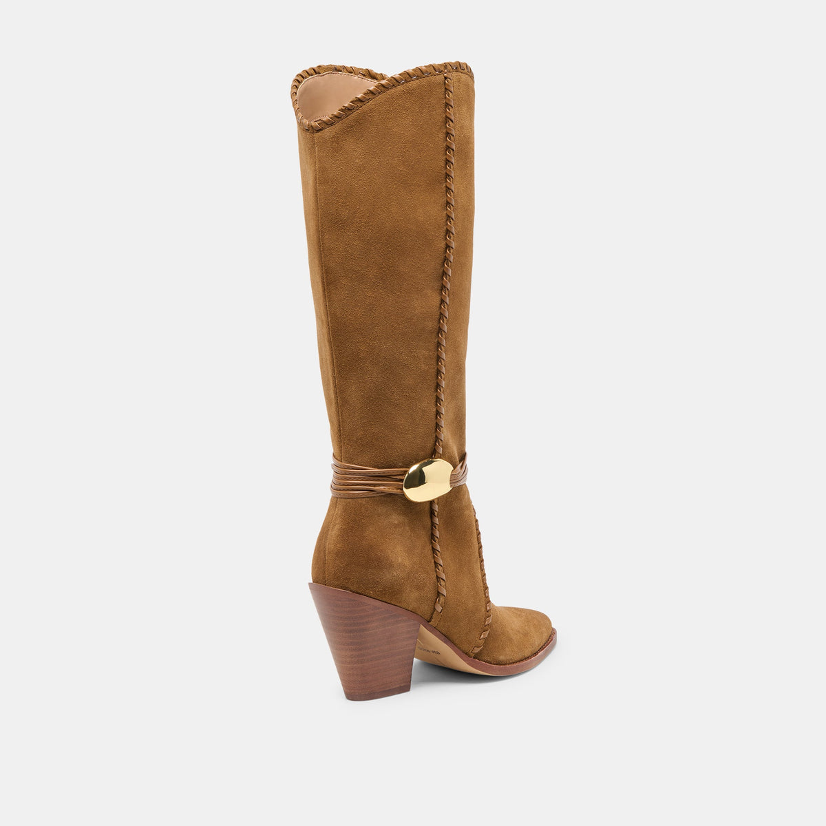 Jody Lt Brown Suede Wide Calf Boots | Dolce Vita Sale
