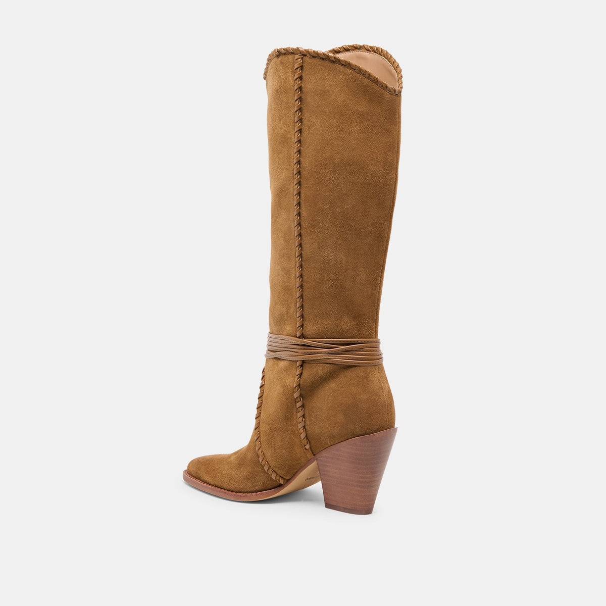 Jody Lt Brown Suede Wide Calf Boots | Dolce Vita Sale
