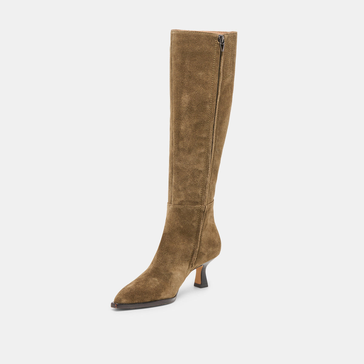 Auggie Olive Suede Wide Calf Boots | Dolce Vita Signature