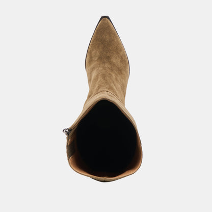 Auggie Olive Suede Wide Calf Boots | Dolce Vita Signature