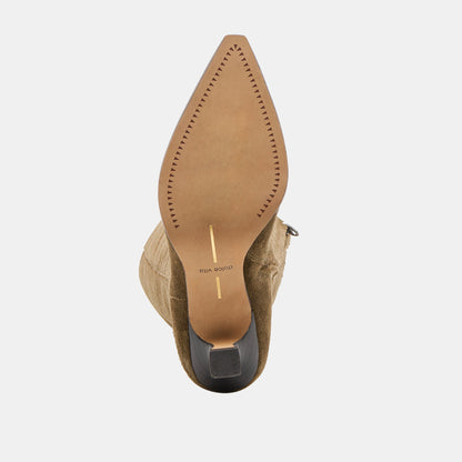 Auggie Olive Suede Wide Calf Boots | Dolce Vita Signature