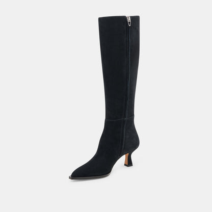 AUGGIE WIDE CALF BOOTS ONYX SUEDE
 – Dolce Vita | Dolce Vita Great Value