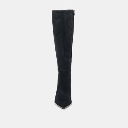 AUGGIE WIDE CALF BOOTS ONYX SUEDE
 – Dolce Vita | Dolce Vita Great Value