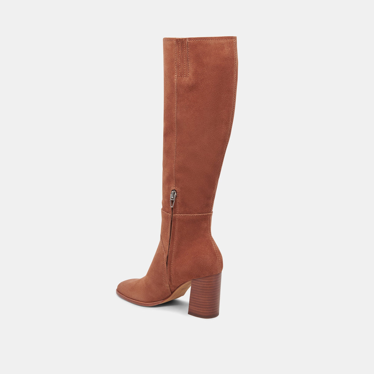 FYNN Wide Calf Boots DK Brown Suede | Brown Suede Knee-High Boots
 – Dolce Vita | Dolce Vita Essential