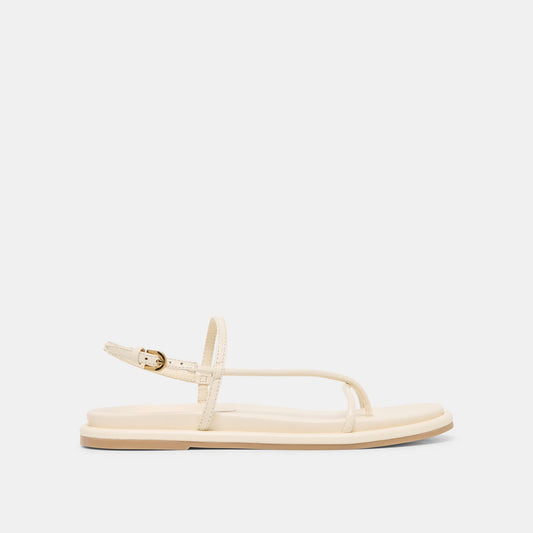Dom Off White Leather Sandals | Dolce Vita Recommended