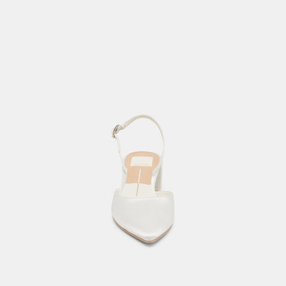 Carel Off White Satin Heels | Dolce Vita Best Price