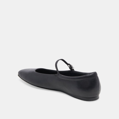 Reyes Black Leather Ballet Flats | Dolce Vita Recommended