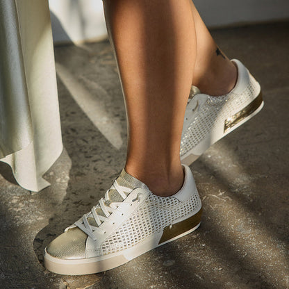 ZINA SNEAKERS BONE GOLD WOVEN
 – Dolce Vita | Dolce Vita Customer Favorite