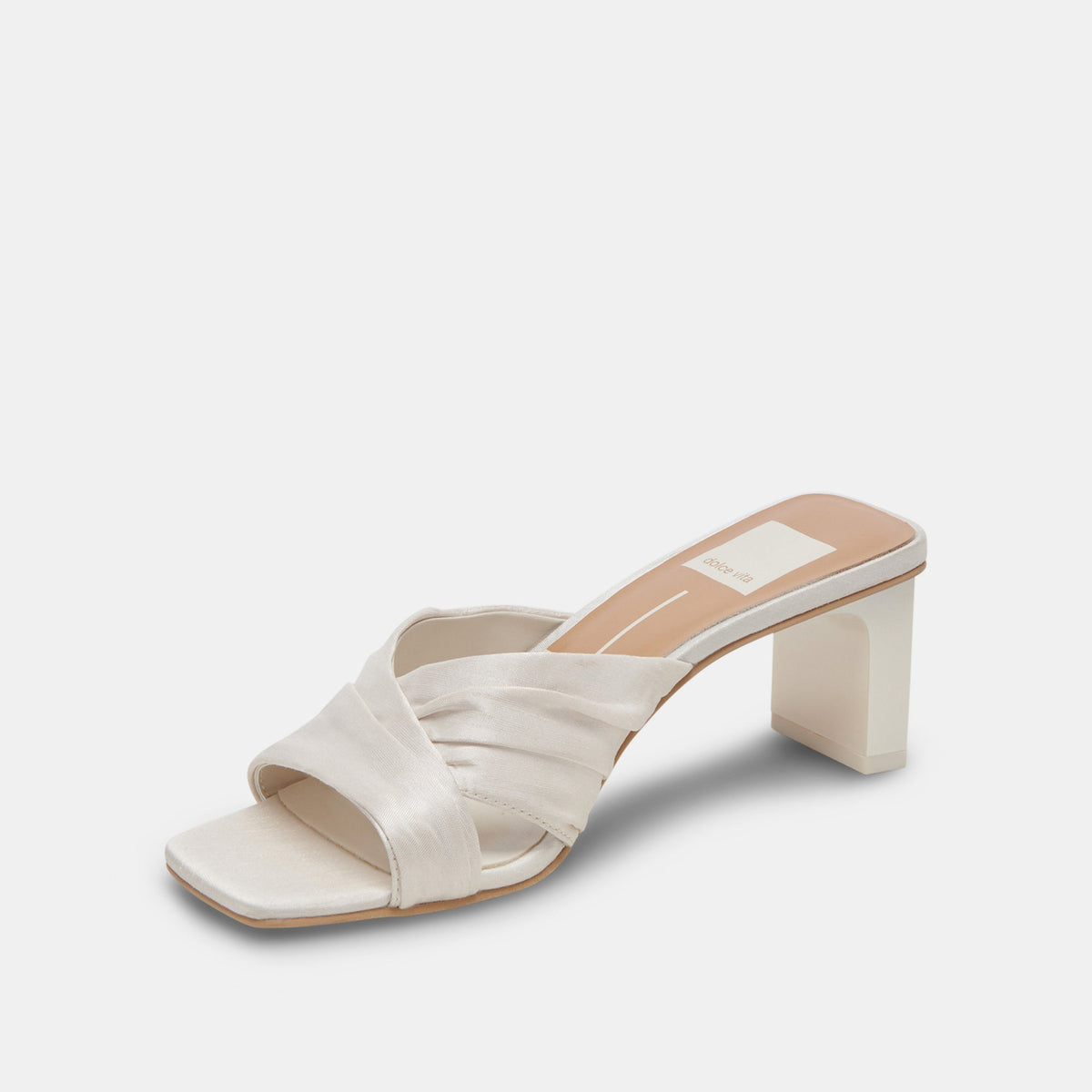 CARLAN HEELS OFF WHITE SILK
 – Dolce Vita | Dolce Vita Discount
