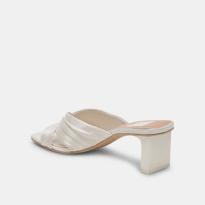 CARLAN HEELS OFF WHITE SILK
 – Dolce Vita | Dolce Vita Discount