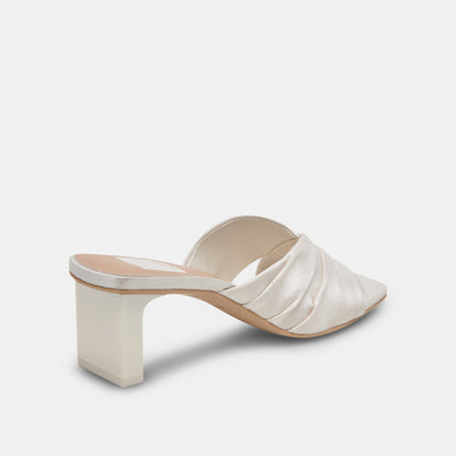 CARLAN HEELS OFF WHITE SILK
 – Dolce Vita | Dolce Vita Discount