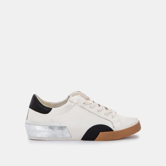 ZINA SNEAKERS WHITE BLACK LEATHER
 – Dolce Vita | Dolce Vita Best Price