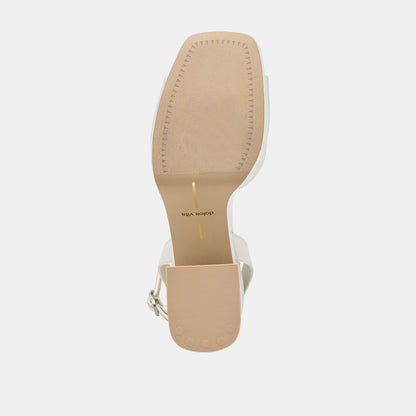 Felica White Satin Heels | Dolce Vita Latest