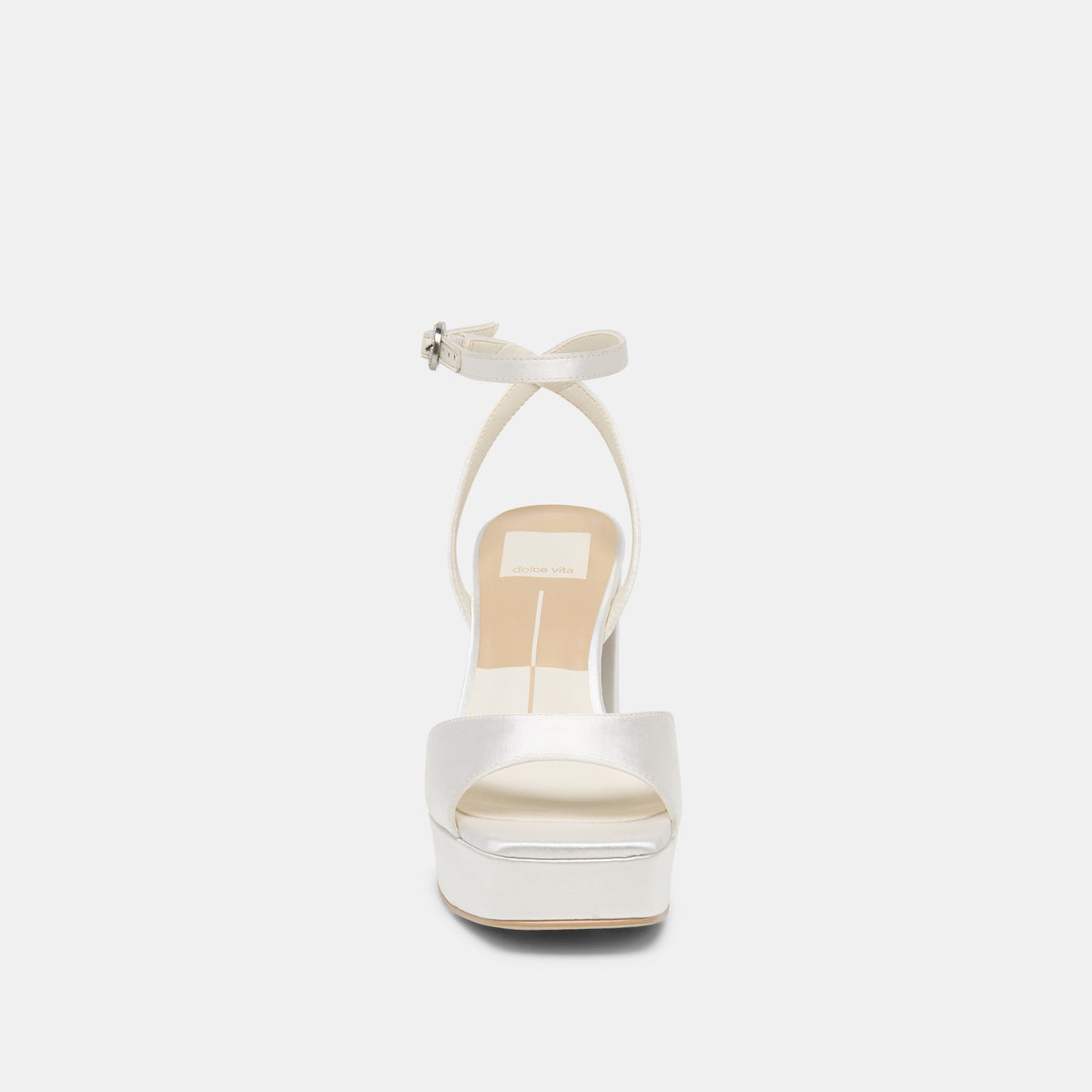 Felica White Satin Heels | Dolce Vita Latest