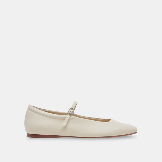 Reyes Ivory Leather Ballet Flats | Dolce Vita Popular