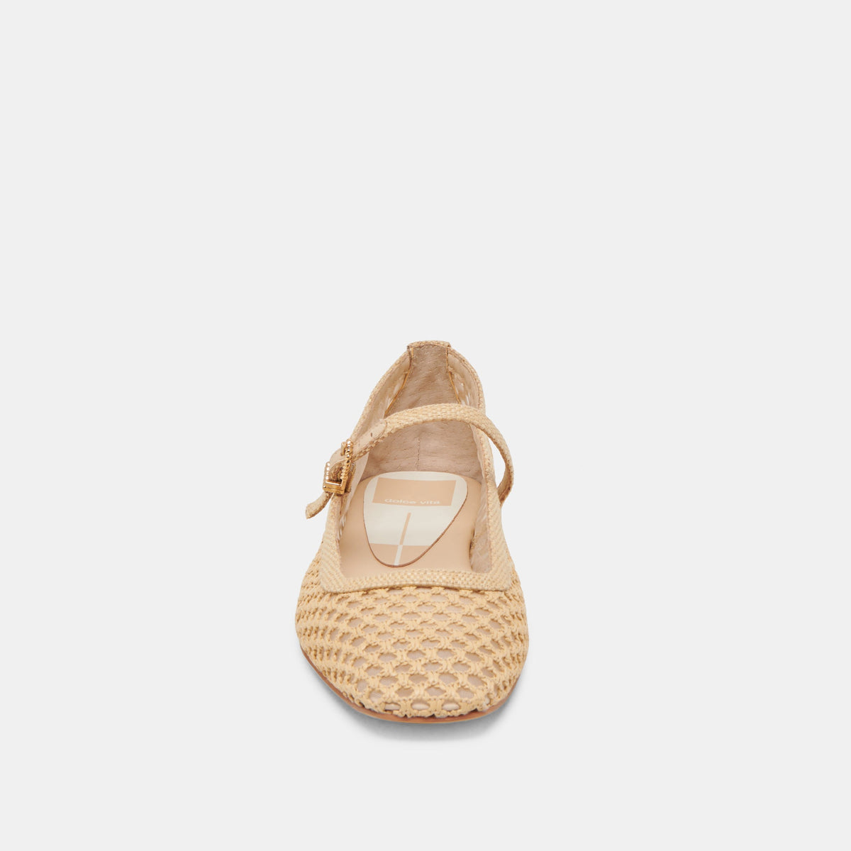 Reyes Lt Natural Woven Raffia Ballet Flats | Dolce Vita Best Seller