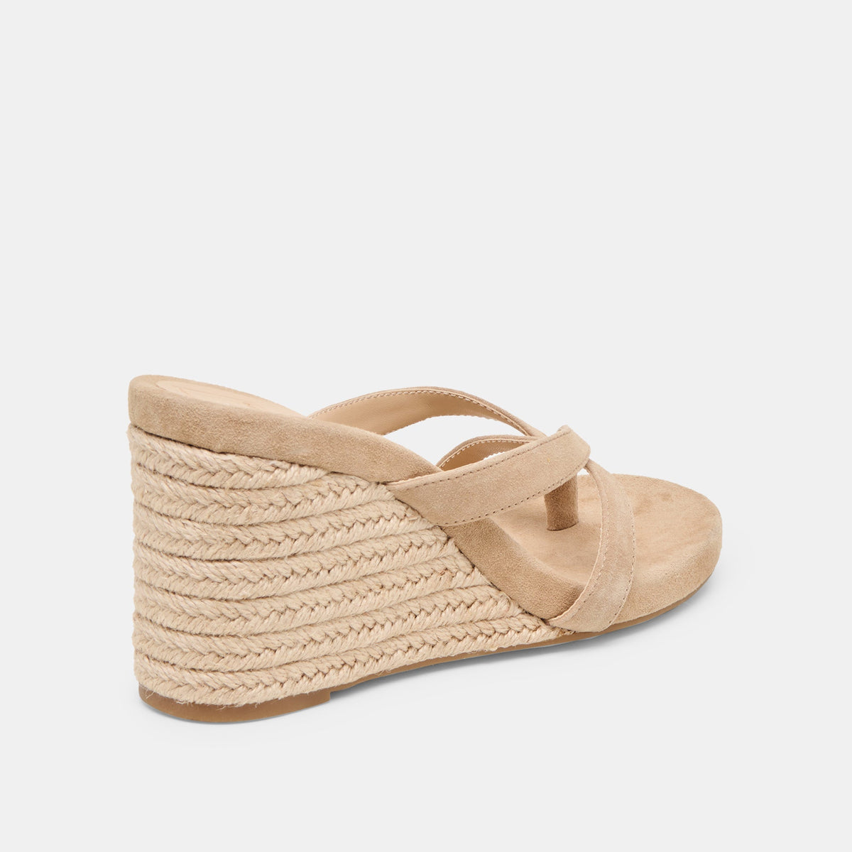 Helan Espadrille Camel Suede Wedges | Dolce Vita Discount