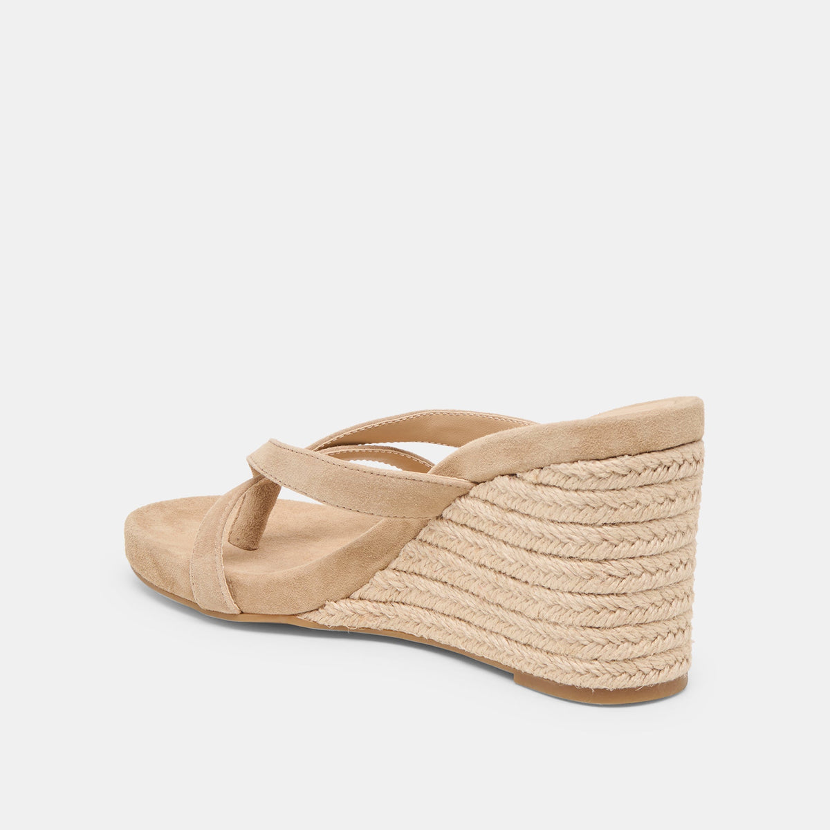 Helan Espadrille Camel Suede Wedges | Dolce Vita Discount