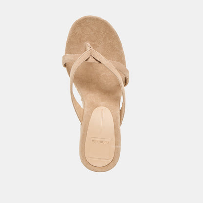 Helan Espadrille Camel Suede Wedges | Dolce Vita Discount