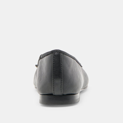 Ritla Black Leather Ballet Flats | Dolce Vita Premium
