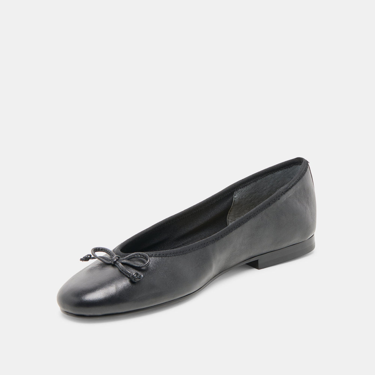 Ritla Black Leather Ballet Flats | Dolce Vita Premium