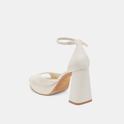 PANDRO HEELS WHITE SATIN
 – Dolce Vita | Dolce Vita Sale
