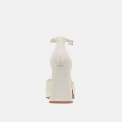PANDRO HEELS WHITE SATIN
 – Dolce Vita | Dolce Vita Sale