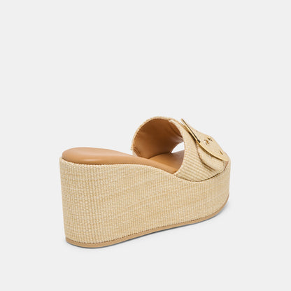Jilian Lt Natural Raffia Wedges | Dolce Vita Customer Favorite