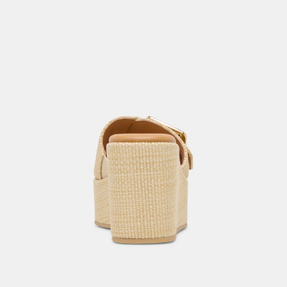 Jilian Lt Natural Raffia Wedges | Dolce Vita Customer Favorite