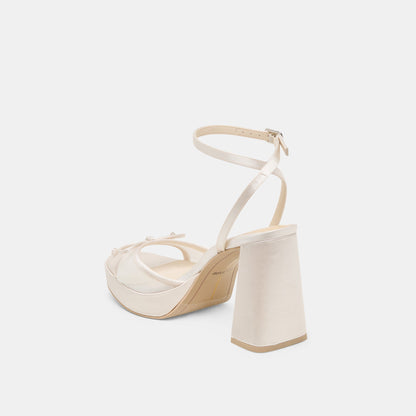 Pandor White Tulle Heels | Dolce Vita Premium