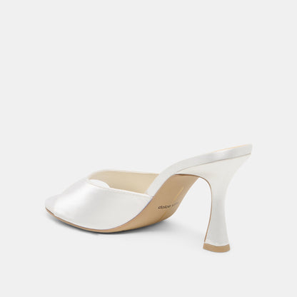 Rosha True White Satin Heels | Dolce Vita Hot Sale